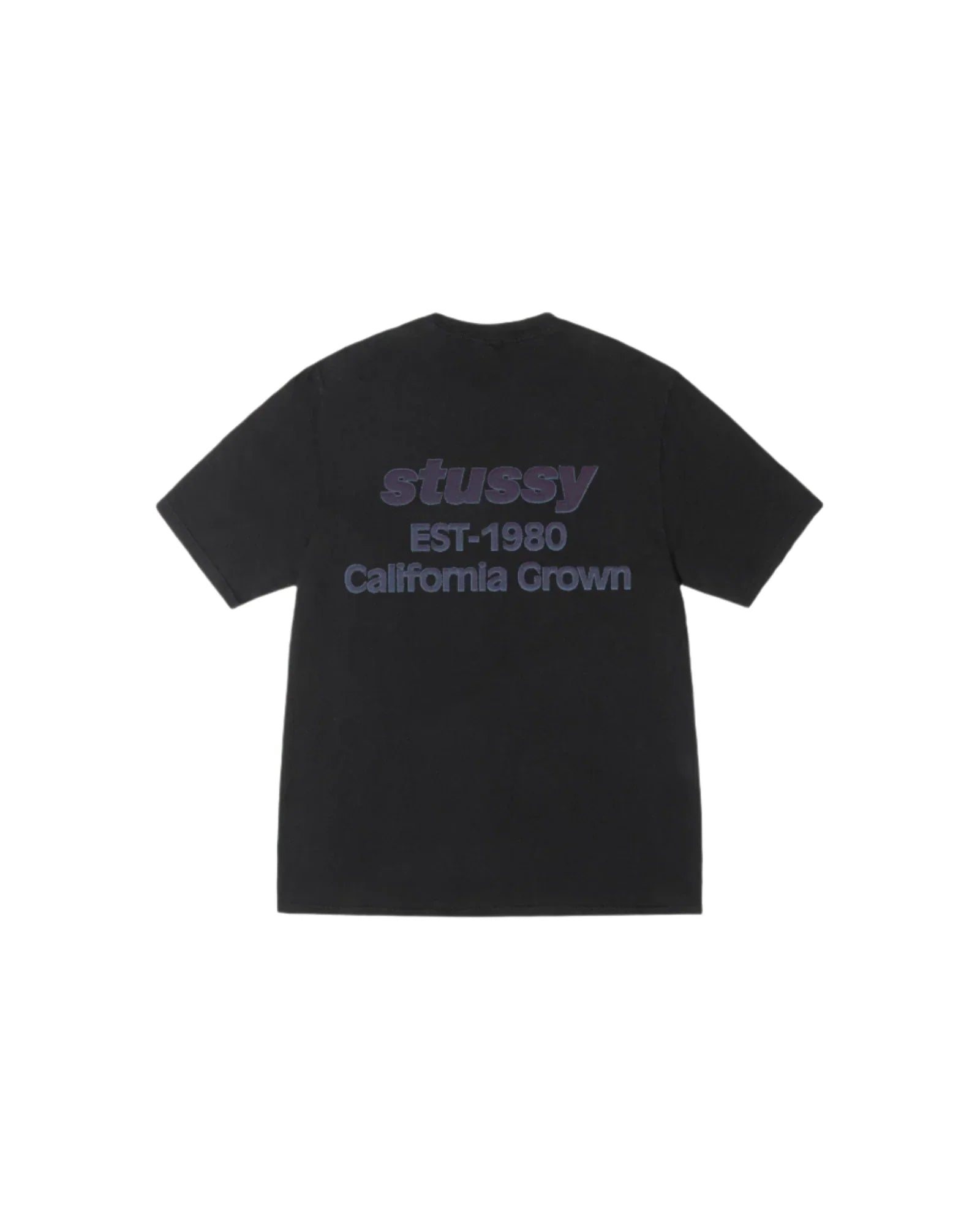 Stussy California Grown Tee Black Pigment Dyed