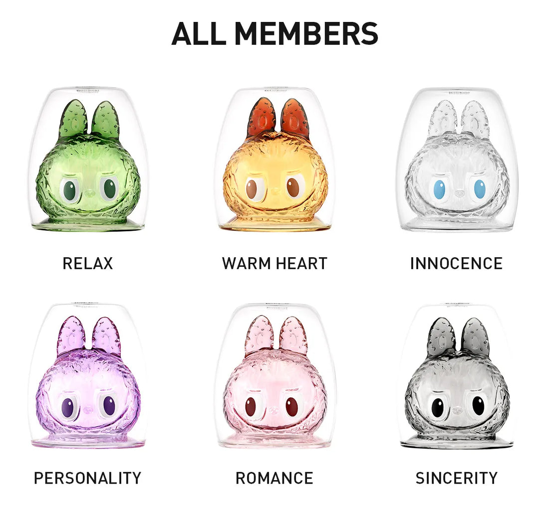 Pop Mart The Monsters-CHEERS! SERIES-Double-walled Glass Blind Box (Sold per piece)