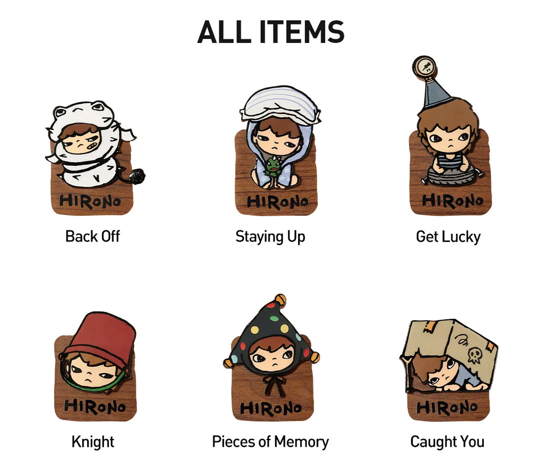 Hirono Echo Series - Fridge Magnet Clip Blind Box (Sold per piece)