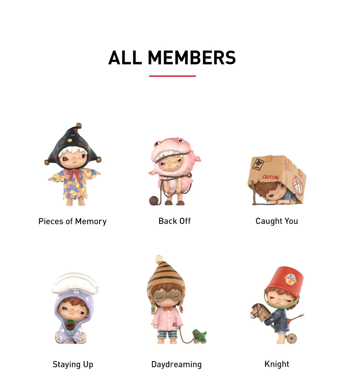 Popmart Hirono Echo Series Figures (Sold per piece)