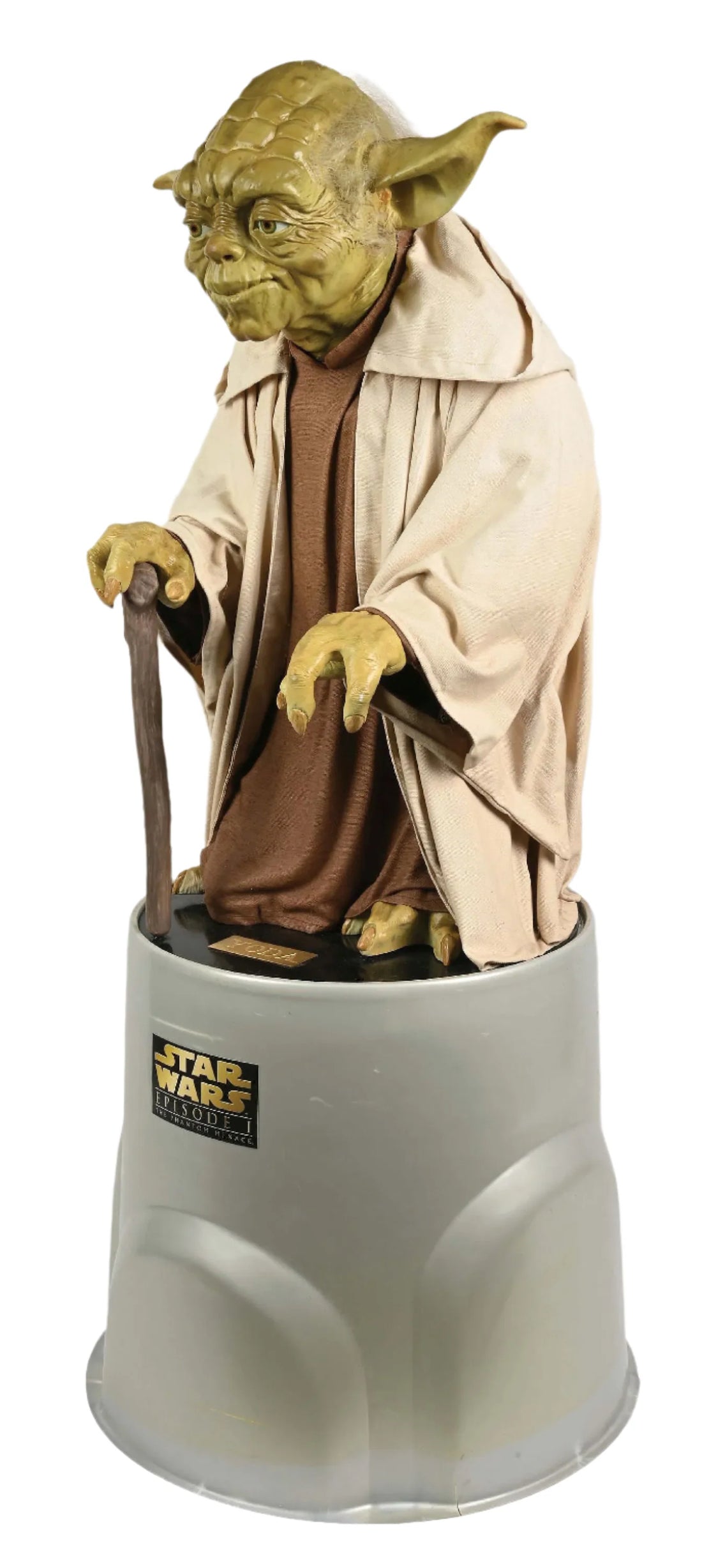 Star Wars Yoda Life Size Figure on PEPSI-COLA Pedestal base (Limited Edition)