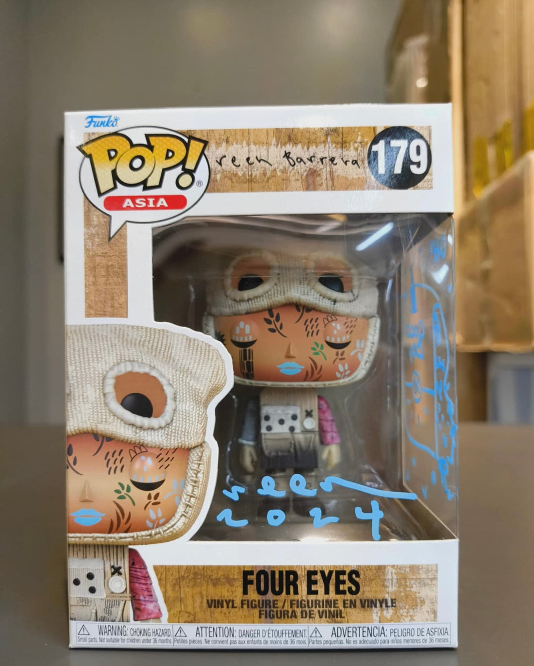 Funko Pop Reen Barrera "FOUR EYES" (Signed)