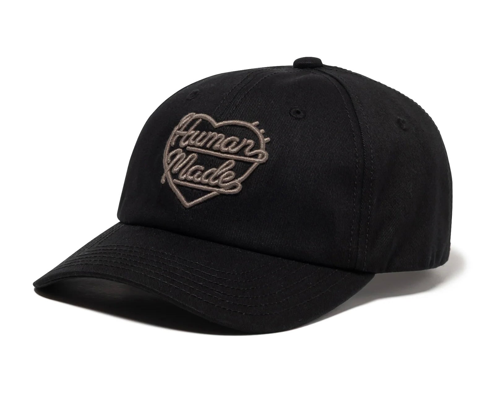 Human made 6Panel Twill Cap Black
