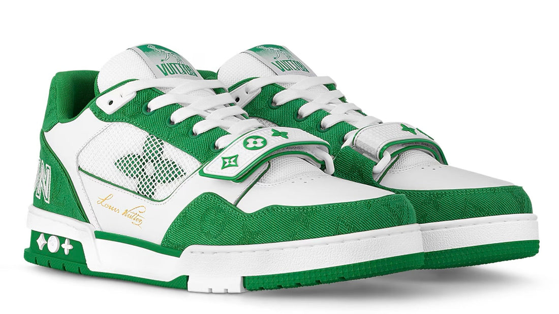 Louis Vuitton Trainer ‘Green Monogram Denim’