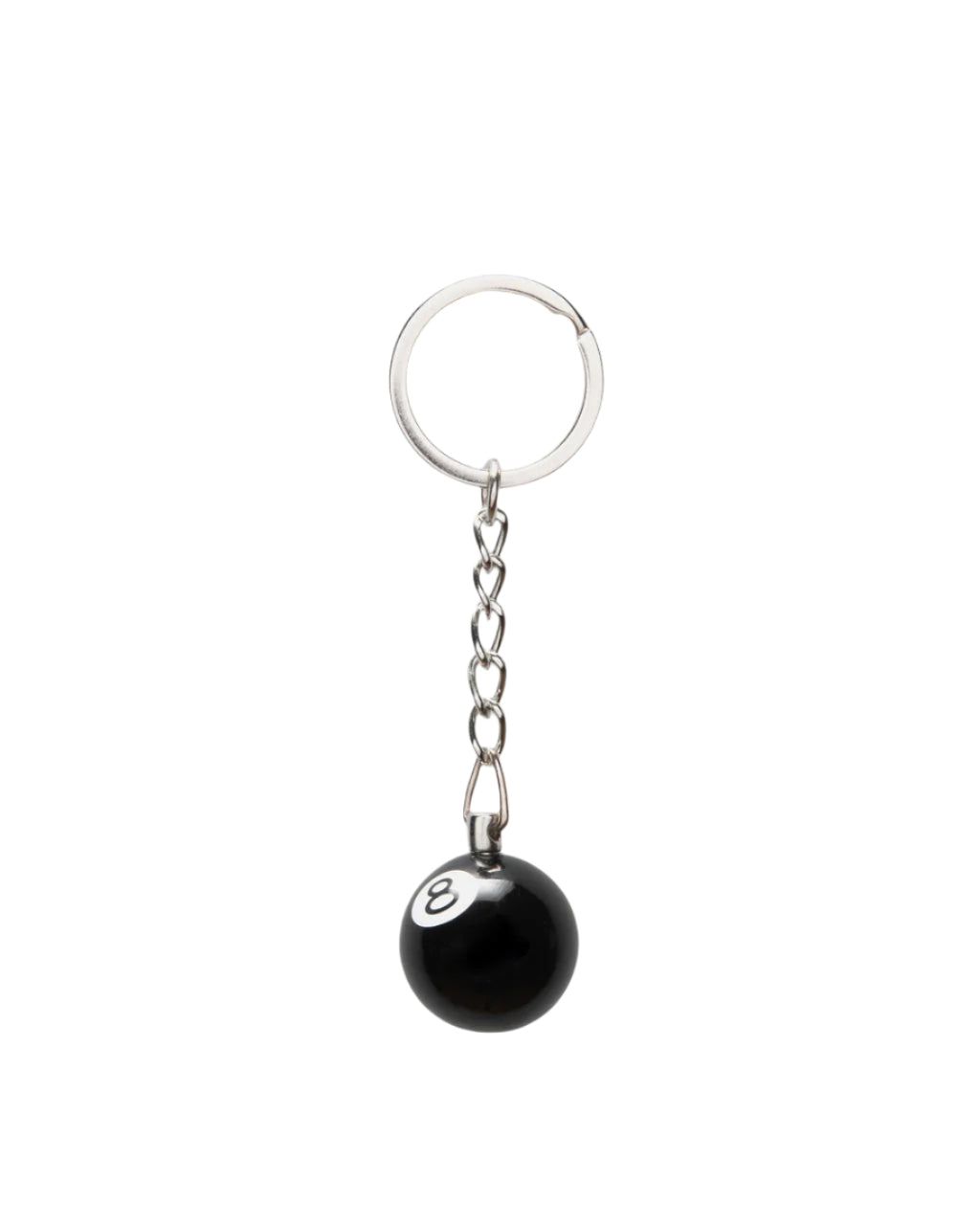Stussy 8 Ball Keychain Black