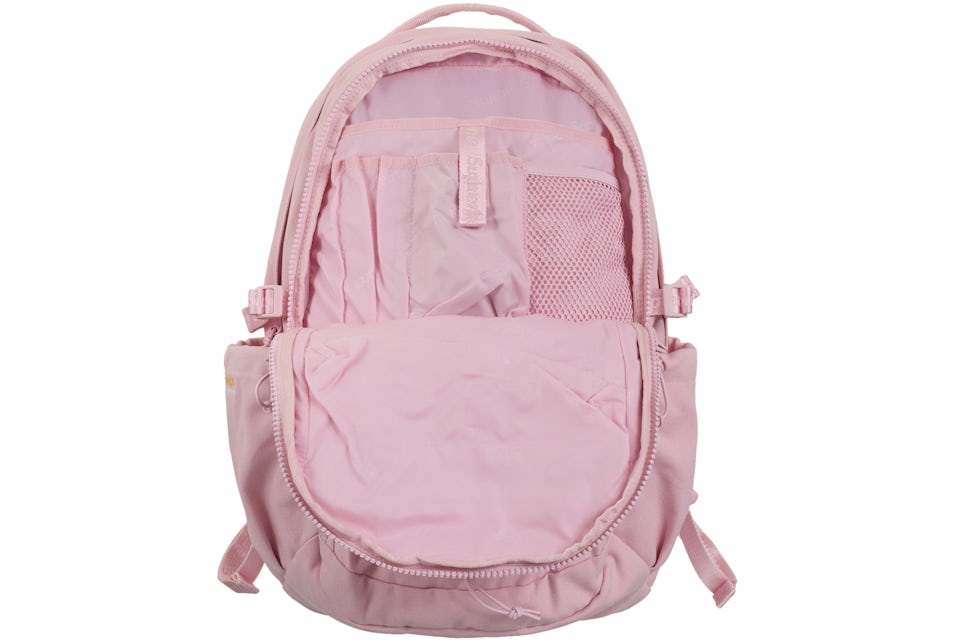 Supreme Logo Backpack (SS25) Light Pink