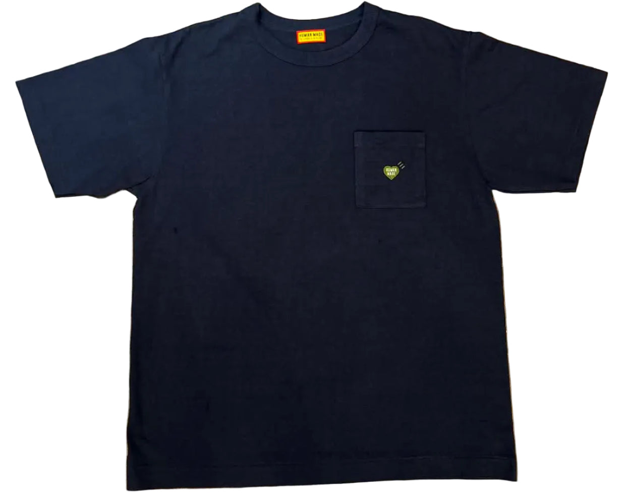 Human Made Pocket T-shirt Navy/Khaki Heart