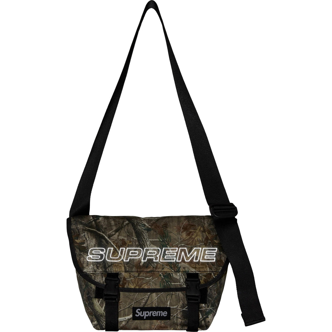 Supreme Denim Messenger Bag Realtree AP Camo