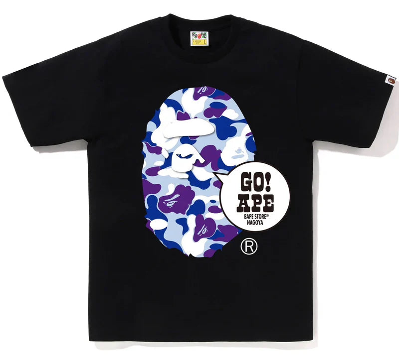 A Bathing Ape Bape Store NAGOYA GO! Ape Tee Black Japan Limited