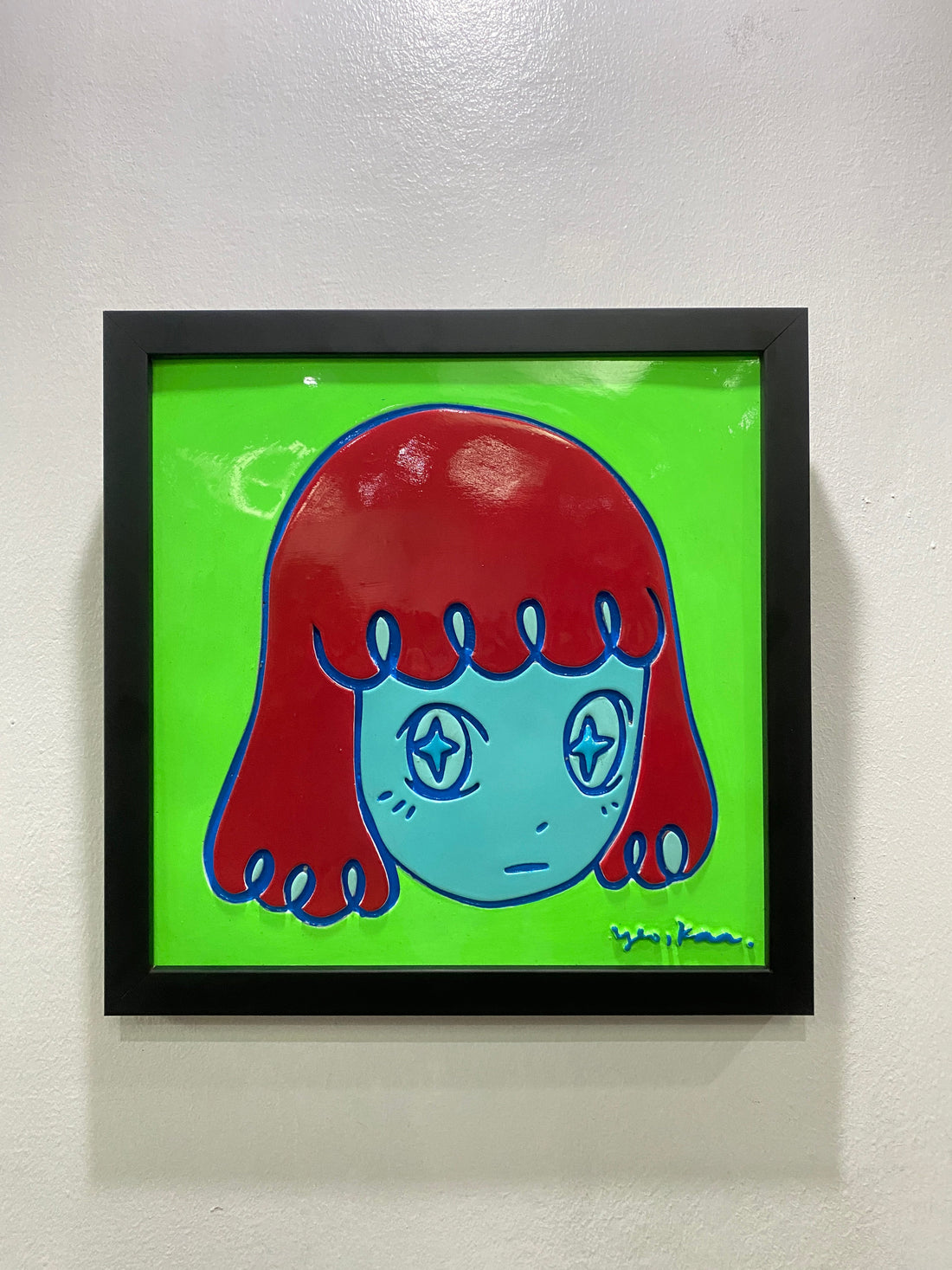 Yeo Kaa TILES Girl Green on the Tiles