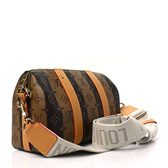 Louis Vuitton x Nigo Reverse Monogram Stripes City Bandouliere Brown