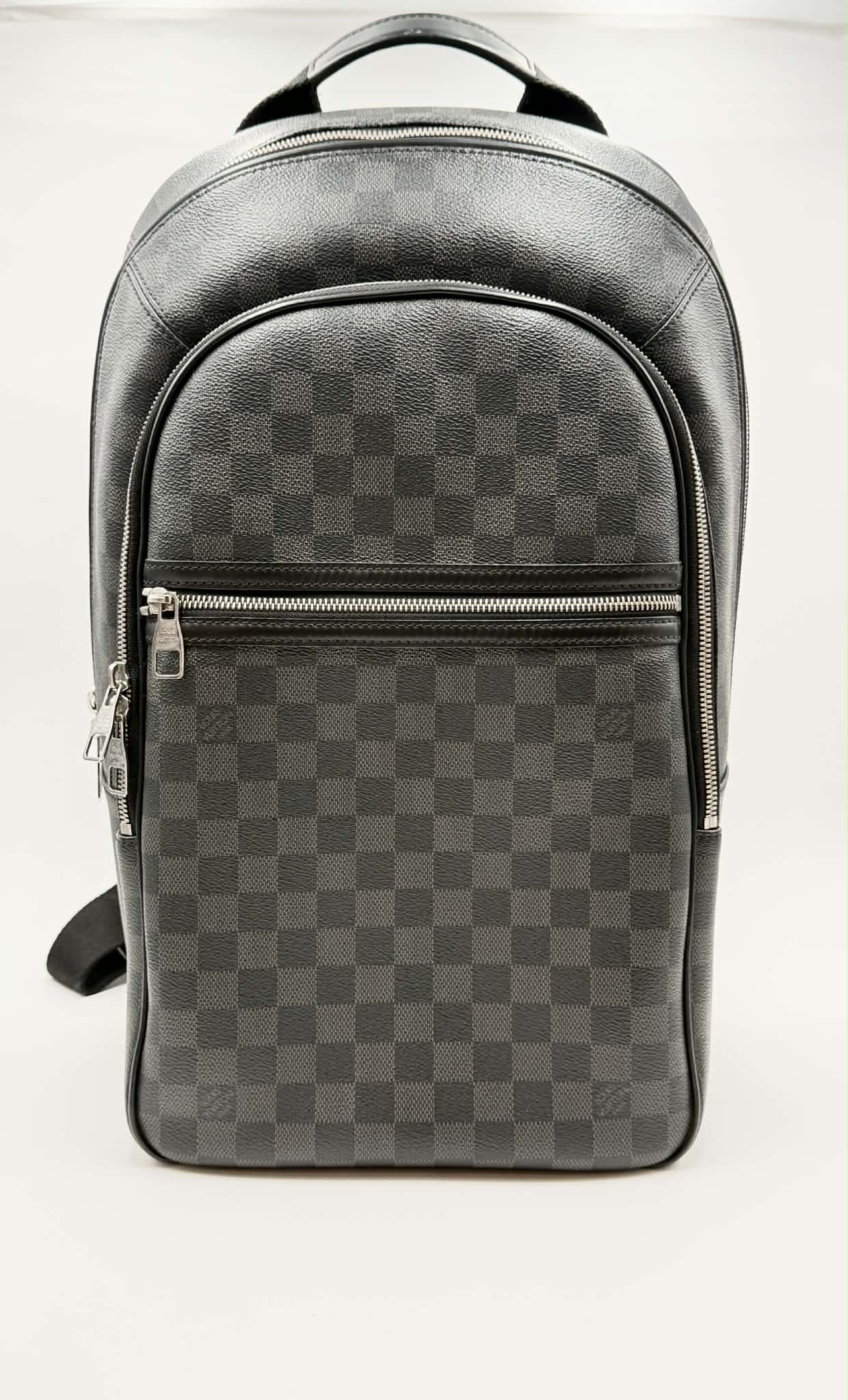 Supreme Loui Vuitton Back Pack Louis Vuitton Men's Michael Backpack Damier  Graphite N40310  Luxuria