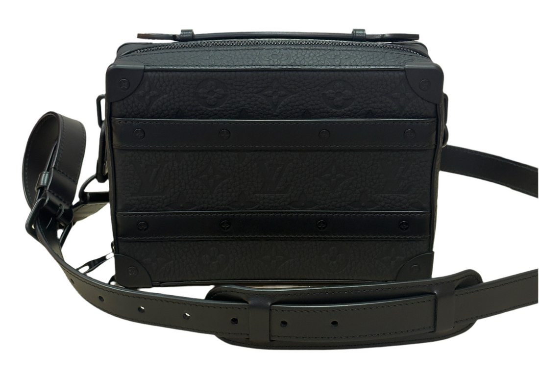 Louis Vuitton Taurillon Monogram Soft Trunk Black “Like New”