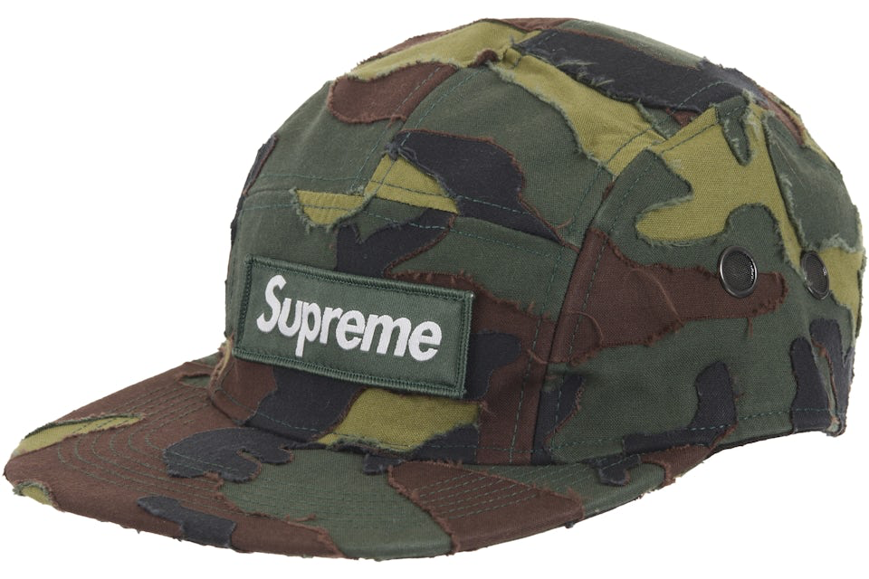 帽子 Supreme Layered Camp Cap Woodland Camo Supreme Layered Camo Camp Cap (SS25) - $68
