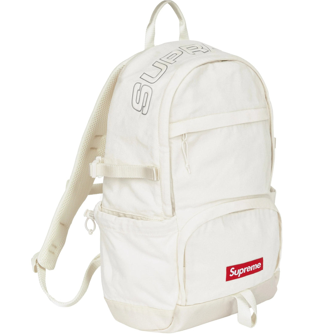 Supreme Denim Backpack White