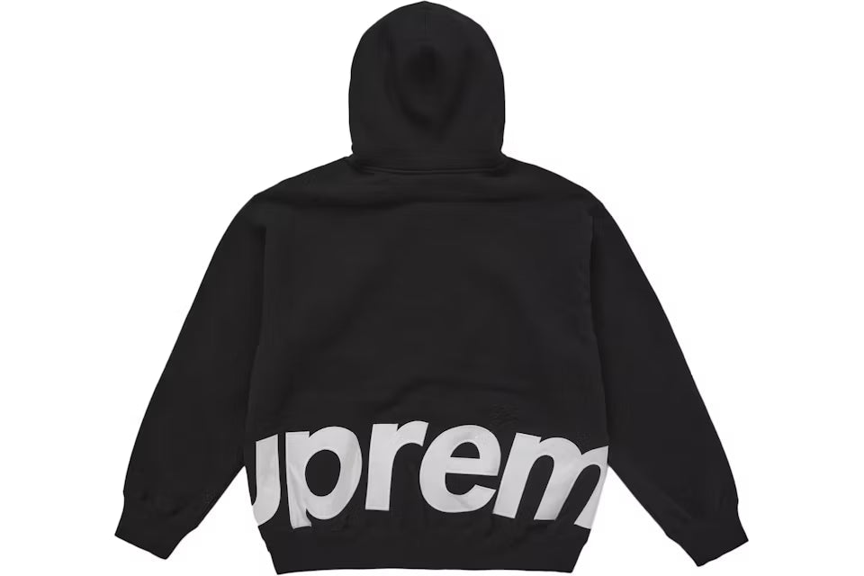 Supreme Big Logo Zip Up Hooded Sweatshirt