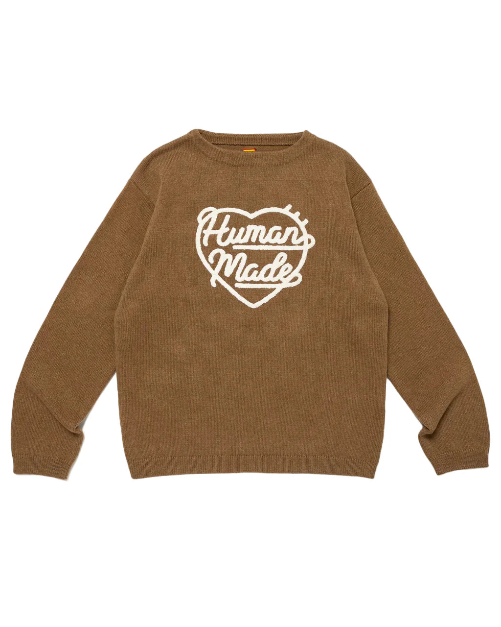Human Made Heart Knit Sweater Brown Human Made Heart Knit Sweater Brown