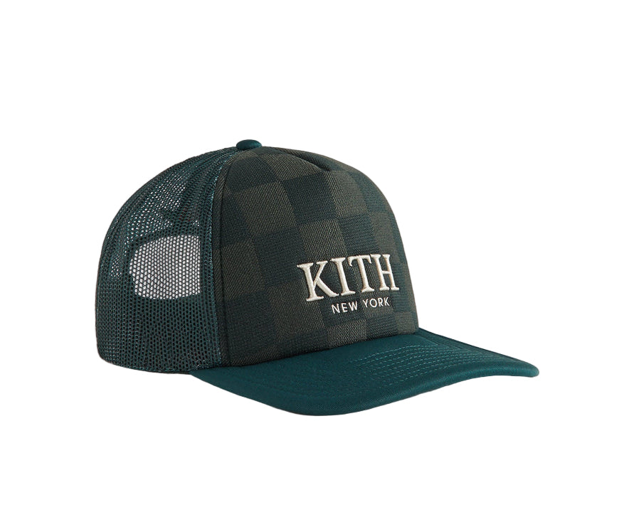 Kith Checkerboard Double Weave Nolan Trucker Hat Stadium