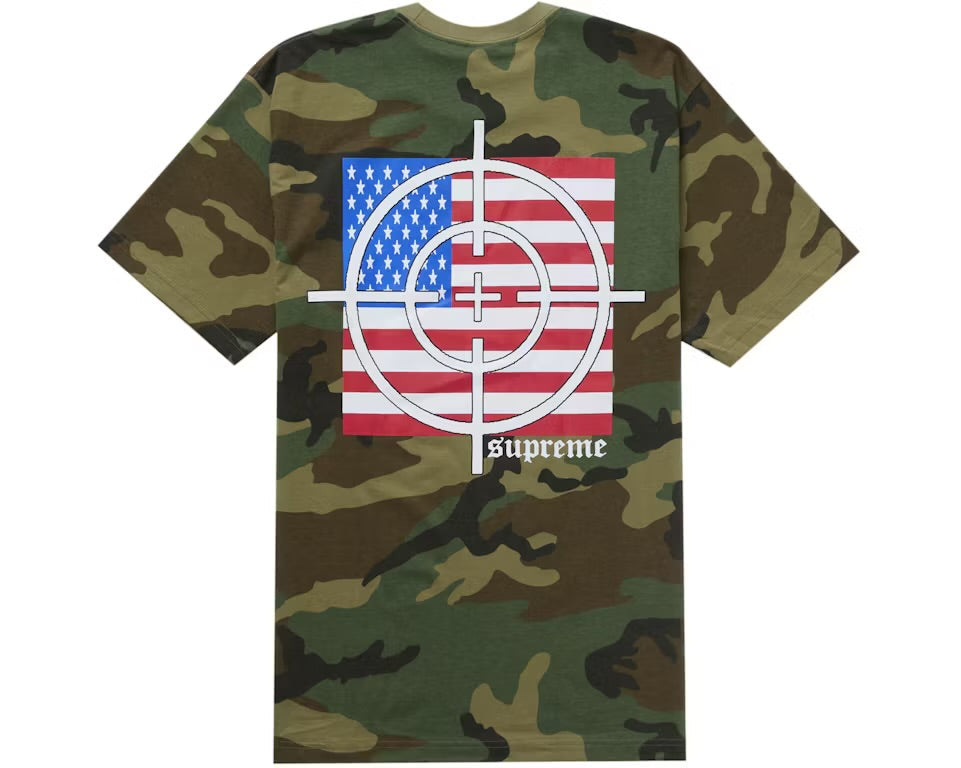 Supreme Target Tee Woodland Camo