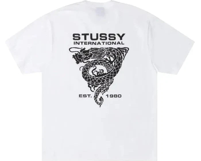 Stussy Dragon Tee White