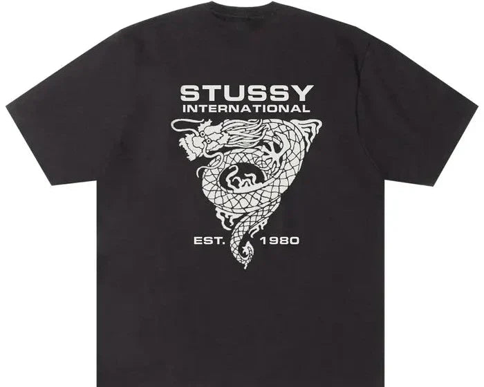 Stussy Dragon Tee Black