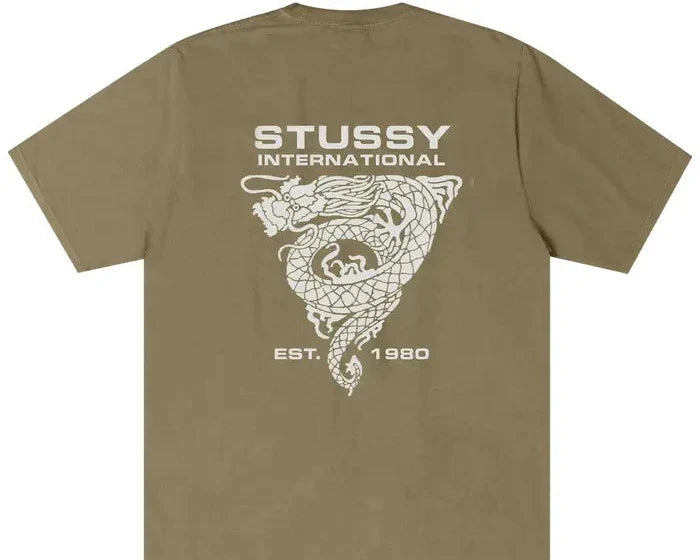 Stussy Dragon Tee Army