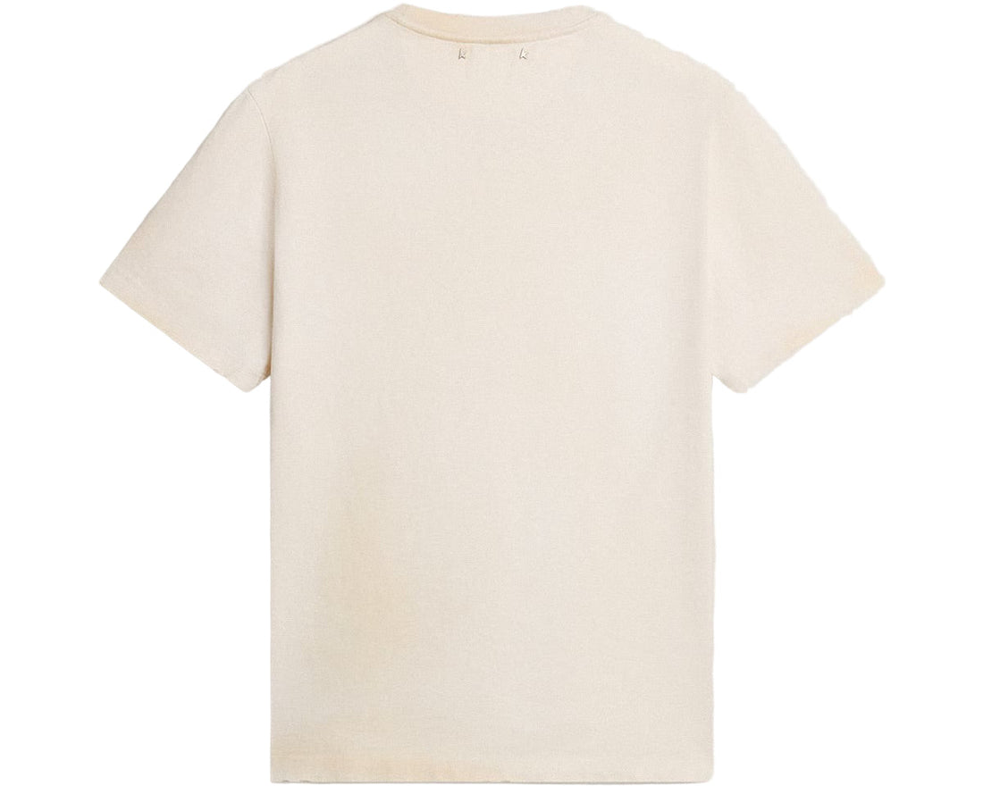 Golden Goose Men's vintage-look white T-shirt with front print Nostalgia