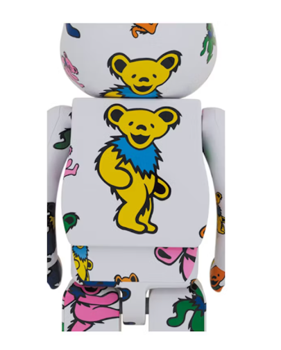 Bearbrick x Grateful Dead (Dancing Bear) 1000%