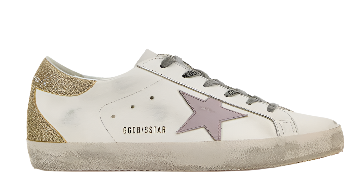 スニーカー Golden  Sneaker Super Star Optic White Platinum Golden Goose Women's Sneaker Super Star Optic /platinum