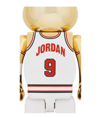 Bearbrick Michael Jordan 1992 Team USA (Dream Team) 1000% Gold Chrome
