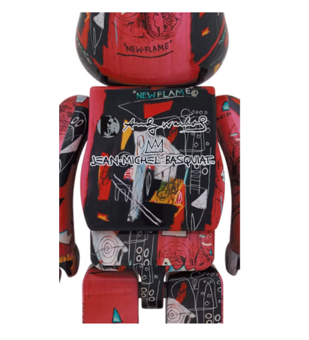 Bearbrick Andy Warhol x JEAN-MICHEL BASQUIAT #1 1000%