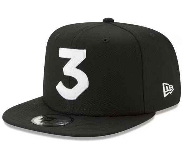 New era Chance The Rapper 3 Black & White Logo Adjustable Cap