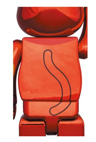 Bearbrick Maneki Neko Plum Gold Plated 400%