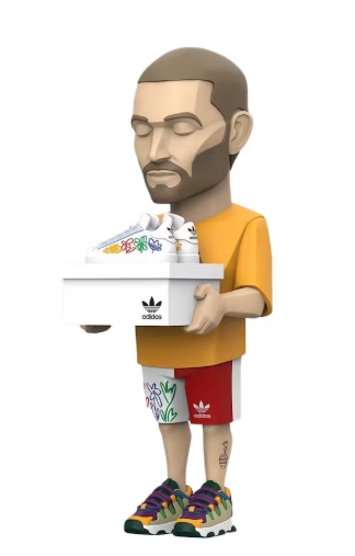Sean Wotherspoon x adidas x YARMS x Mighty Jaxx Project AUTHORS (Sean Wotherspoon) Vinyl Figure (Signed)