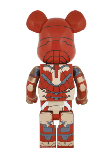 Bearbrick x Iron Man Mark XLII Damaged 1000% Multi