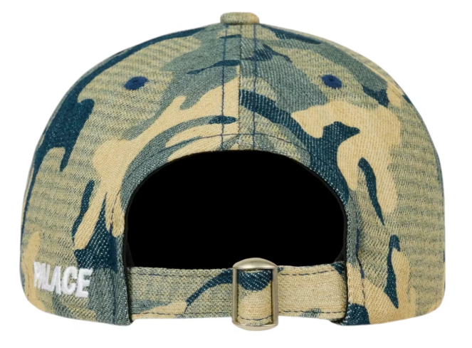 Palace P 6-Panel (SS25) Camo Denim