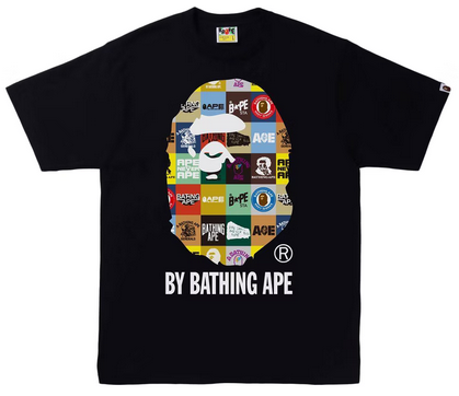 BAPE Classic Logo Ape Head Tee Black – Pure Soles PH