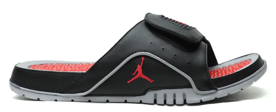Jordan Hydro Slide Black Fire Red