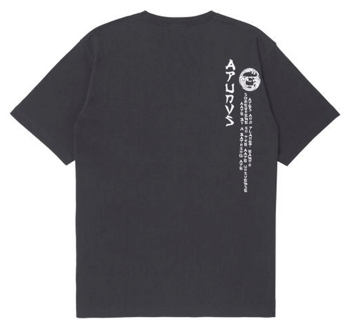 AAPE Moonface graphic tee DARK GREY