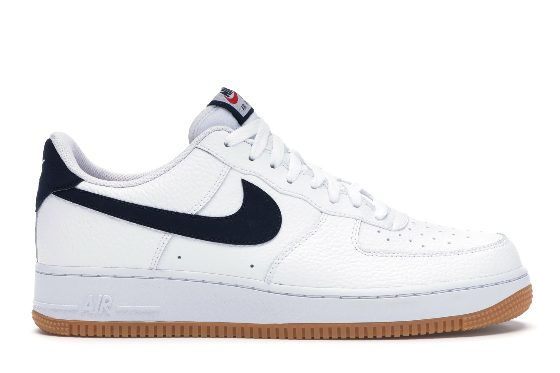 Nike Footwear White And Navy Af1 Nike Air Force Low '07 White Obsidian