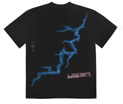 Travis Scott Cactus Jack For Fragment Danger Tee Washed Black