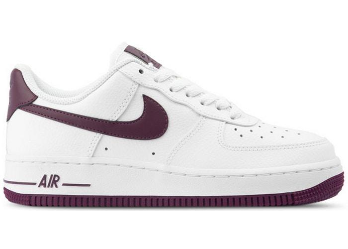 Nike Air Force 1 Low Patent White Bordeaux (W) - Pure Soles PH