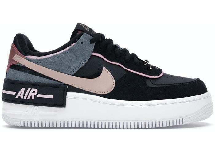 Nike Air Force Shadow Black Light Arctic Pink Claystone Red (W)