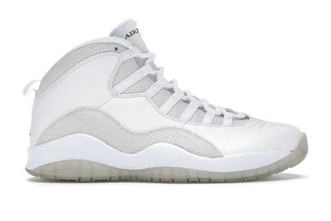 White Retro 10 Jordan Air Jordan 10 OG ''Steel'' Men's Basketball