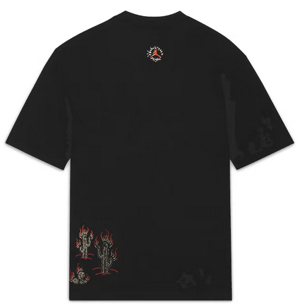 Travis Scott x Jordan Flight Graphic T-Shirt Black