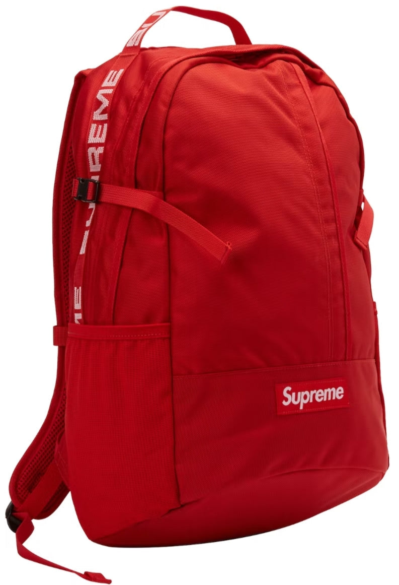 Supreme (SS18) Backpack Red1