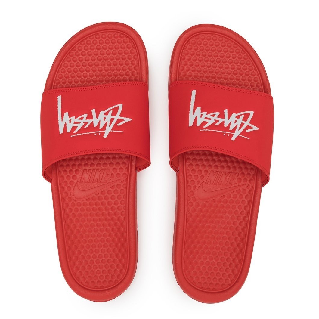 Nike Benassi Stussy Habanero Red - Pure Soles PH