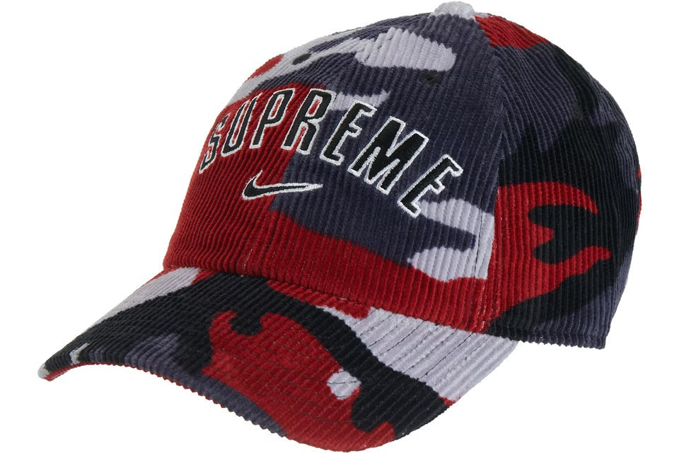 Supreme Nike Arc Corduroy 6-Panel Red Camo