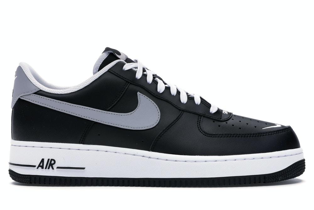 Af1 Nike Swoosh Pack Black Nike Air Force 07 QS Swoosh Pack Black