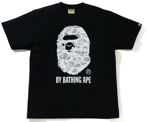 BAPE Space Camo By Bathing Ape Tee Black - Main Image